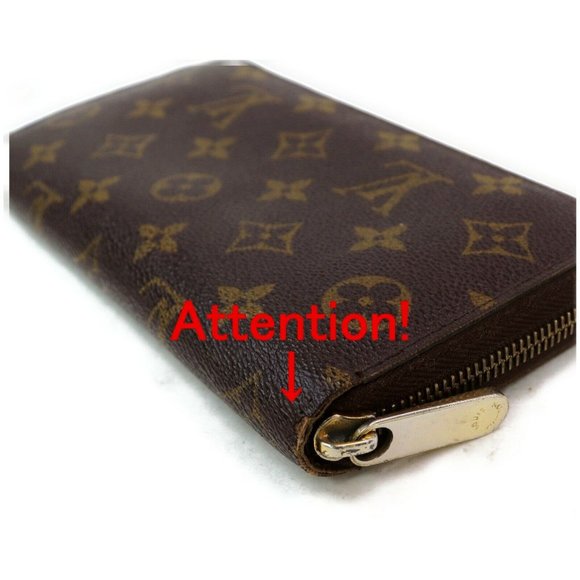 💯 Authentic Louis Vuitton Monogram Zippy Wallet - Picture 3 of 9